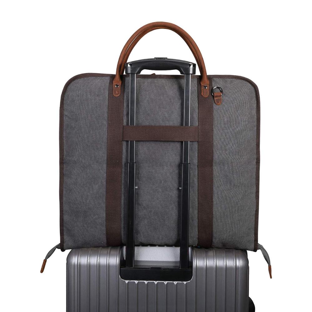 Factory customized Canvas Genuine Leather Trim Men