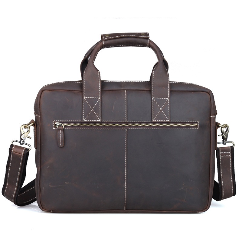 Business briefcase handbag leather man shoulder bag Multi-functional computer case