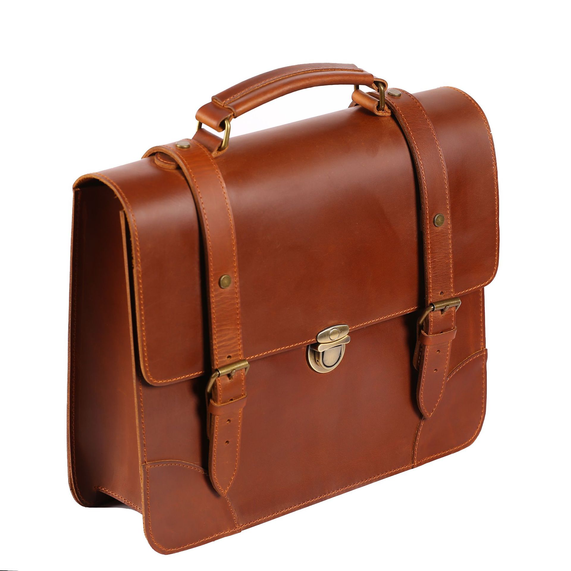 Custom handmade motorcycle side bag Fashion Luxury Leather Shoulder Bag multifunctional handbag