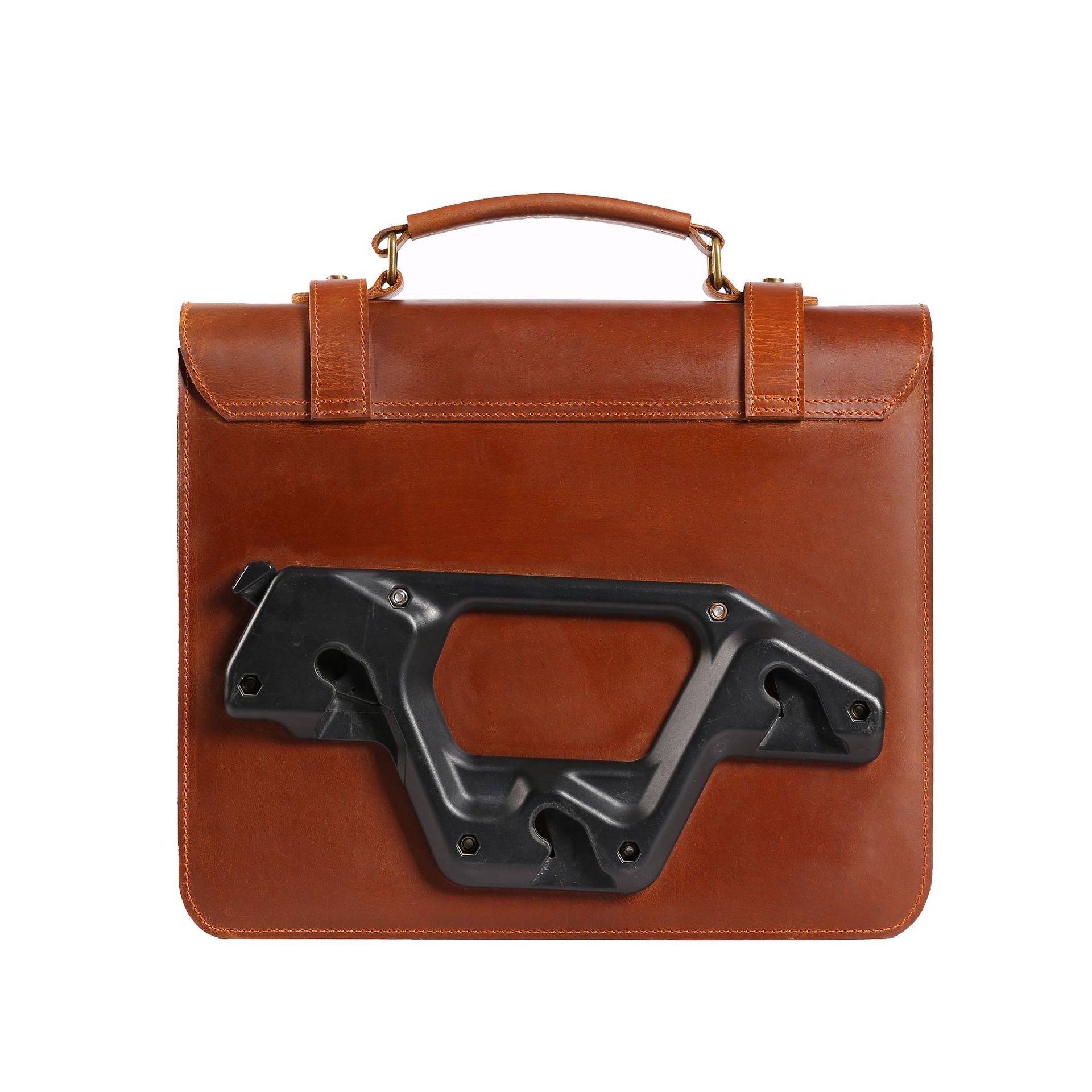 Custom handmade motorcycle side bag Fashion Luxury Leather Shoulder Bag multifunctional handbag