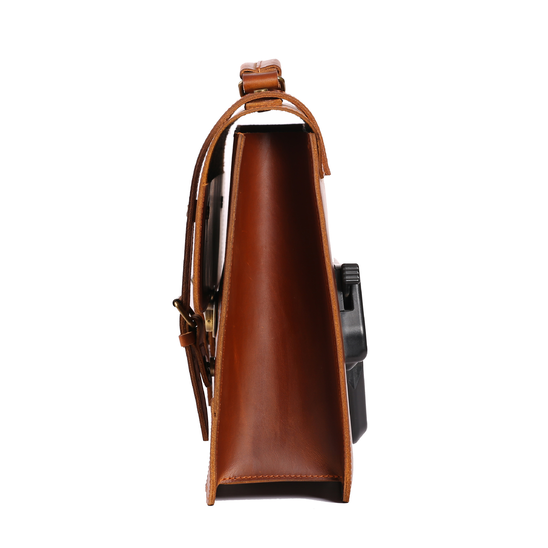 Custom handmade motorcycle side bag Fashion Luxury Leather Shoulder Bag multifunctional handbag