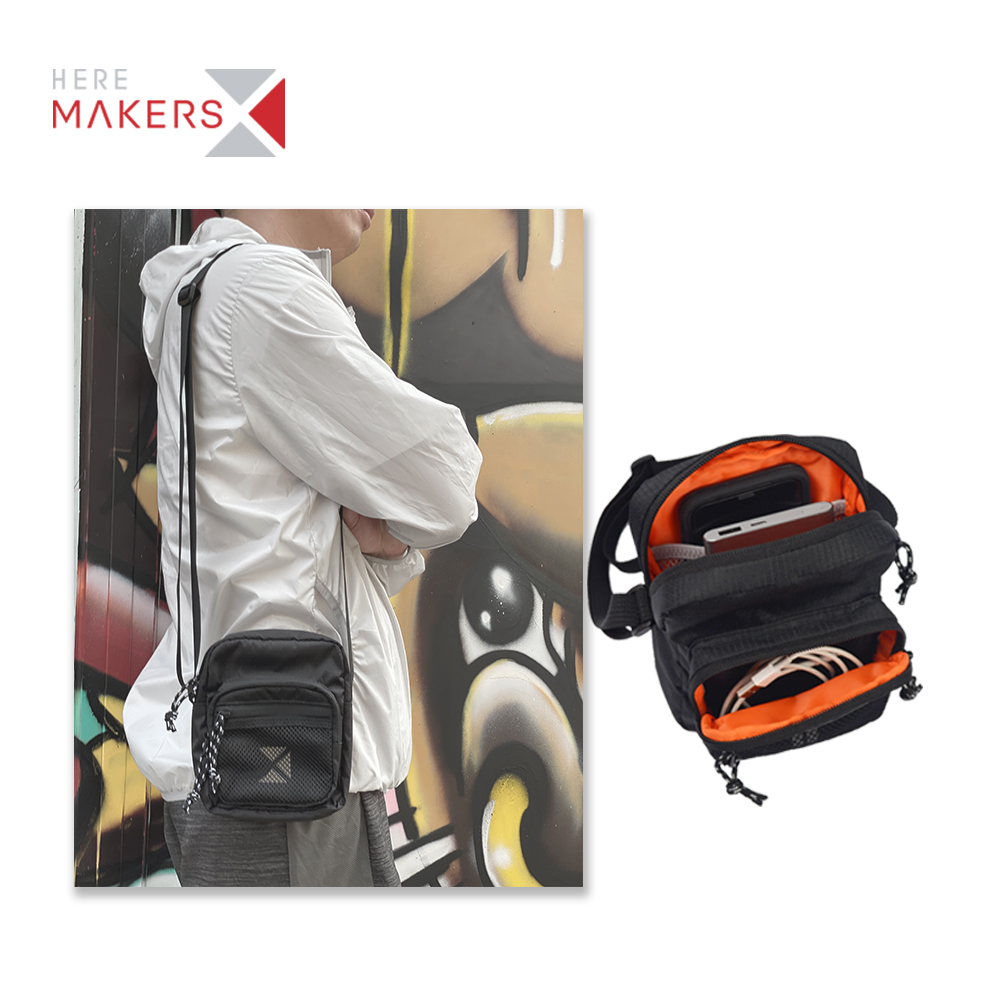 Custom Logo Polyester Mens Messenger Bag Crossbody
