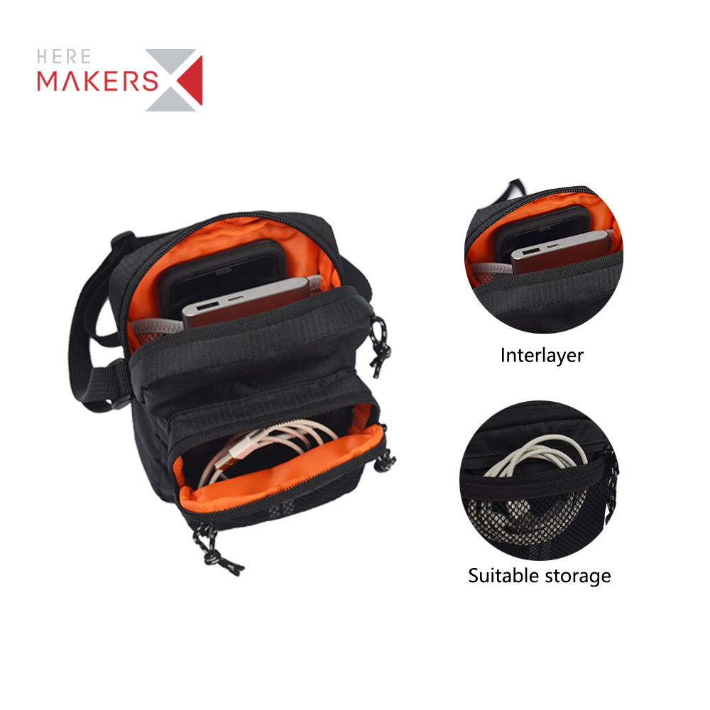 Custom Logo Polyester Mens Messenger Bag Crossbody