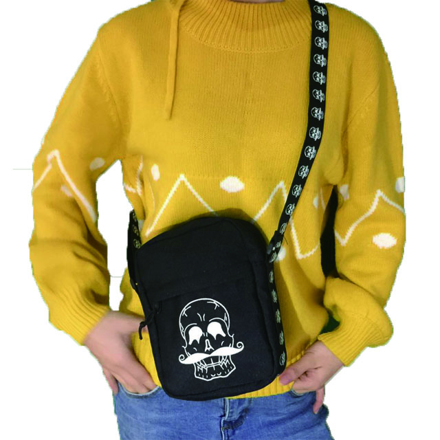 Fashion nylon messenger felt cross sling small cus