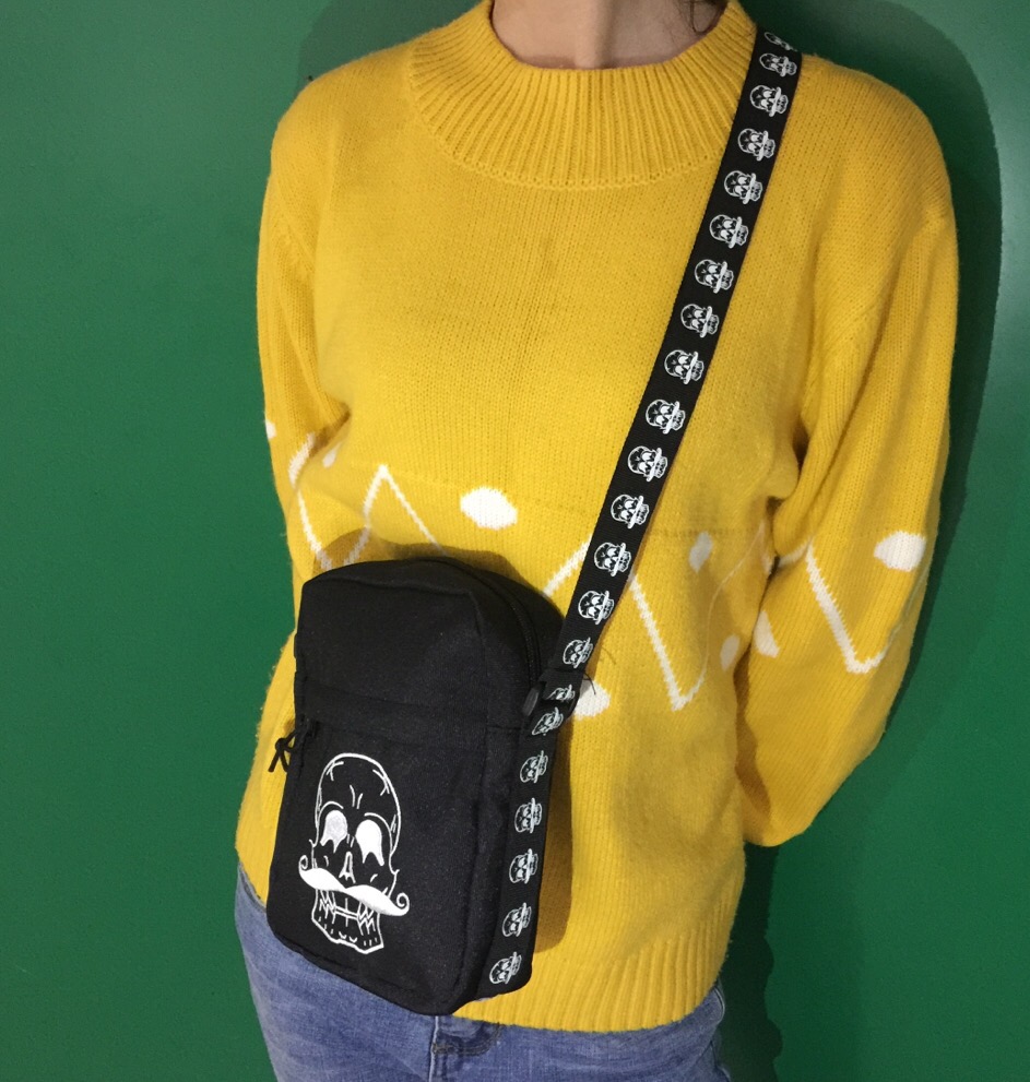 Fashion nylon messenger felt cross sling small cus