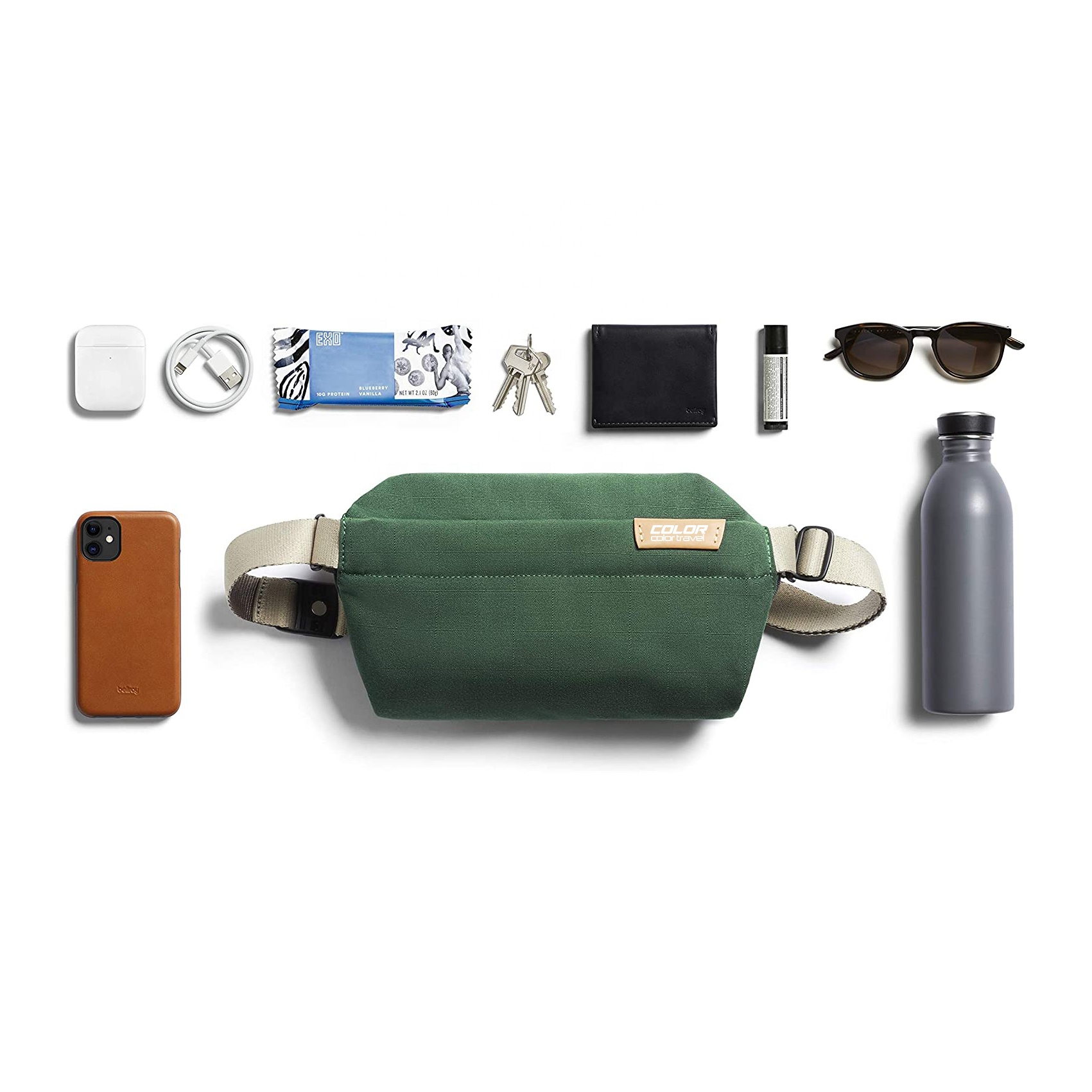 Simple Chest Sling Bag waist bag Light-Weighted Cr