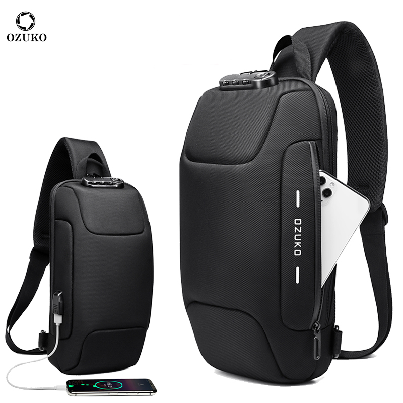 OZUKO 2022 New Wholesale Sports Crossbody Back Pac