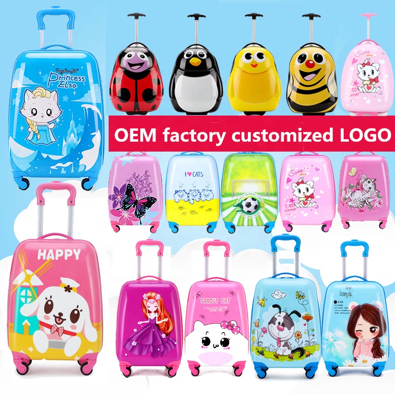 Cartoon printing ABS children Kids travelling roll