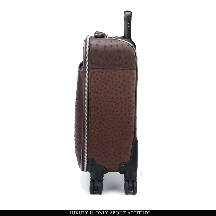 Luxury Real Exotic Leather Genuine Ostrich Skin Le