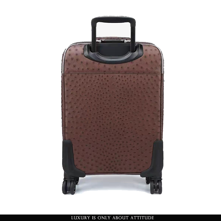 Luxury Real Exotic Leather Genuine Ostrich Skin Le