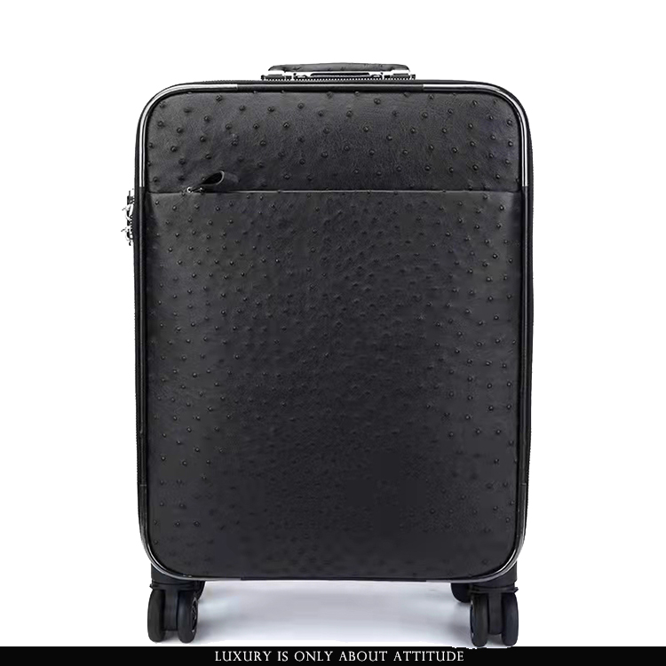 Luxury Real Exotic Leather Genuine Ostrich Skin Le