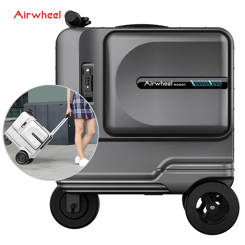 airwheel aluminum scooter luggage suitcase SE3T e-suitcase luxury trolley case travel bags trolley r