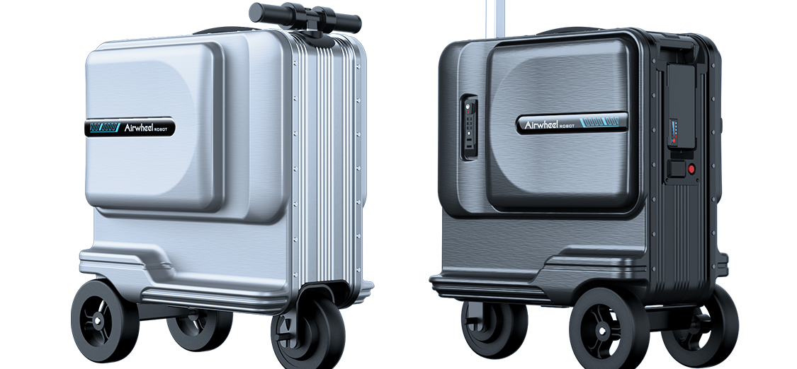 airwheel aluminum scooter luggage suitcase SE3T e-suitcase luxury trolley case travel bags trolley r
