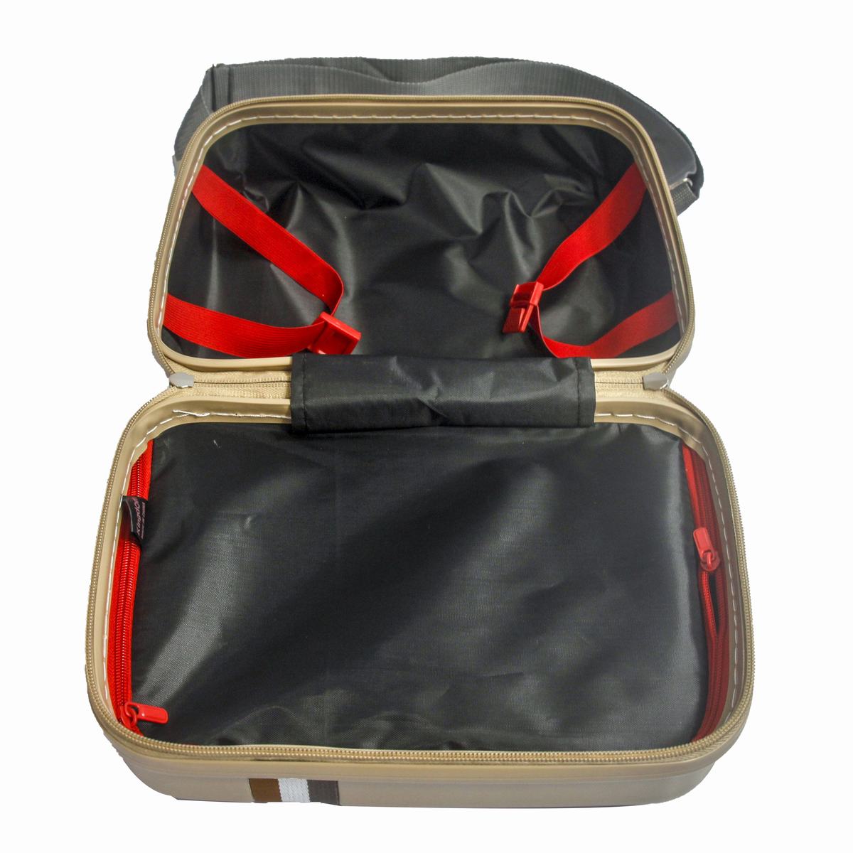 high quality fashion black hardcase plastic luxury trolley bag 5 pieces travel carry on suitcase abs
