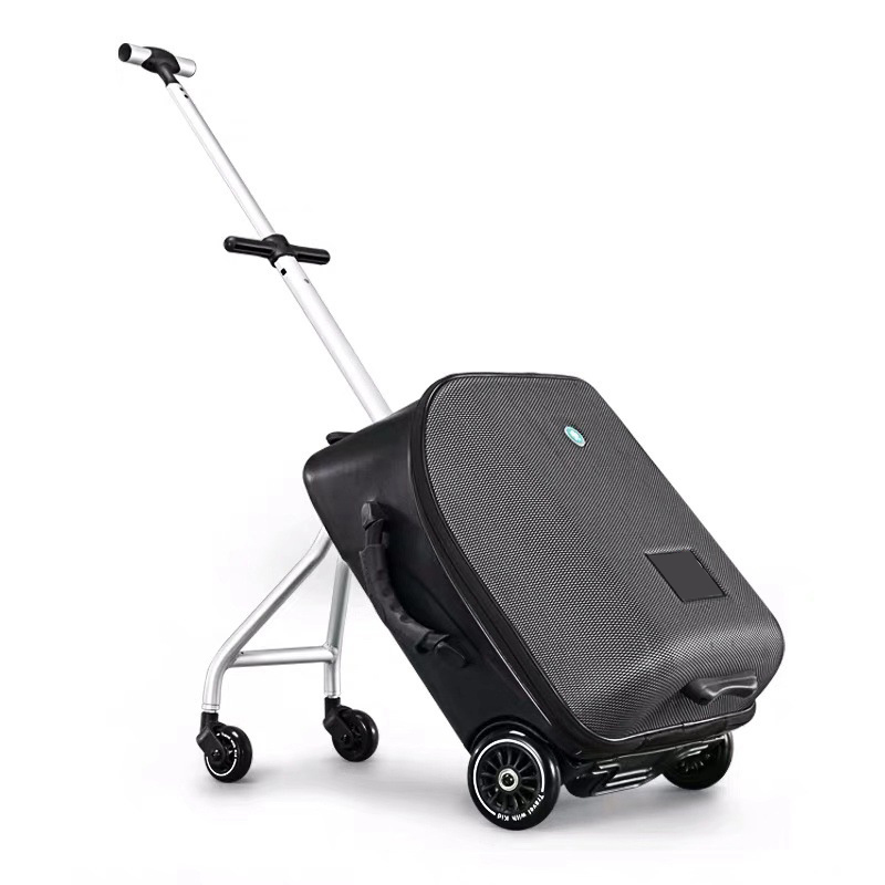 Custom Travelling Bags Foldable Carry On Ride On Children Kids Scooter Travel Trolley Cart Suitcase 