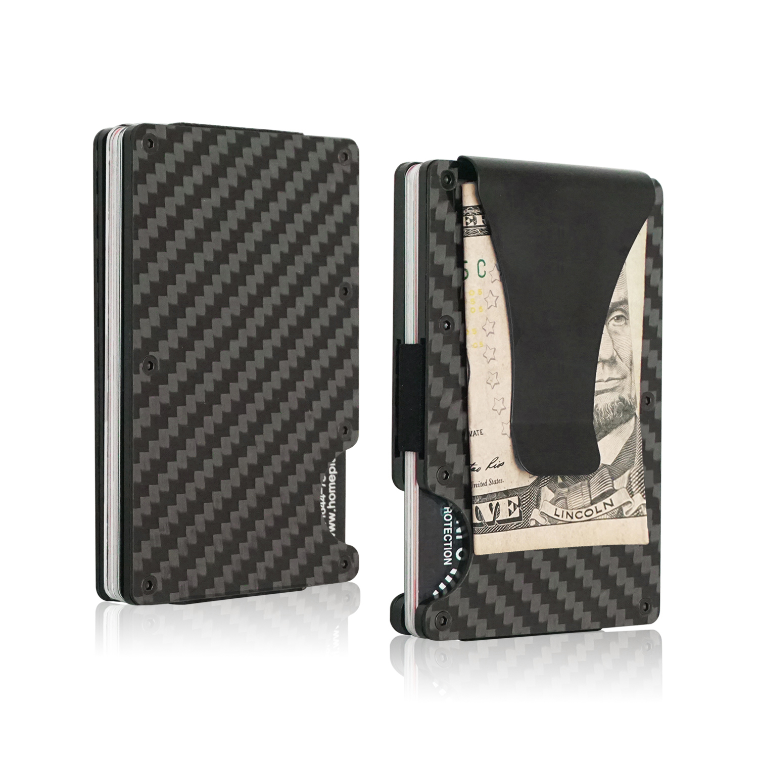 2022 Newest design Carbon Fiber RFID blocking Mini