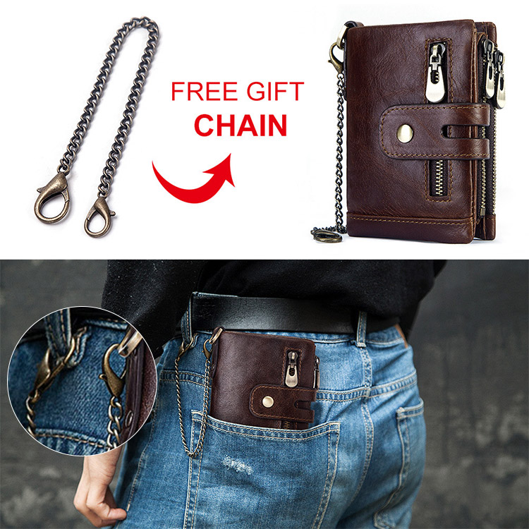 AZB097 Factory Wholesale Vintage Genuine Leather D