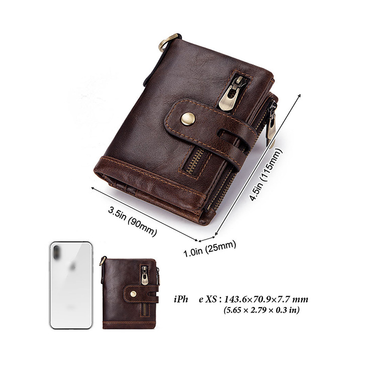 AZB097 Factory Wholesale Vintage Genuine Leather D