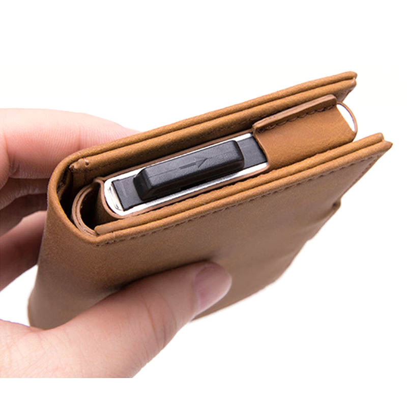 Hot Card Holder Slim Wallet Pop Up Aluminium Men W
