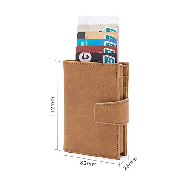 Hot Card Holder Slim Wallet Pop Up Aluminium Men W