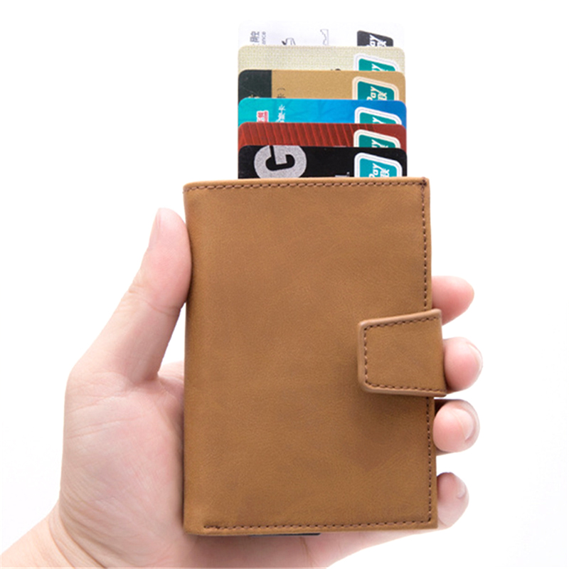 Hot Card Holder Slim Wallet Pop Up Aluminium Men W