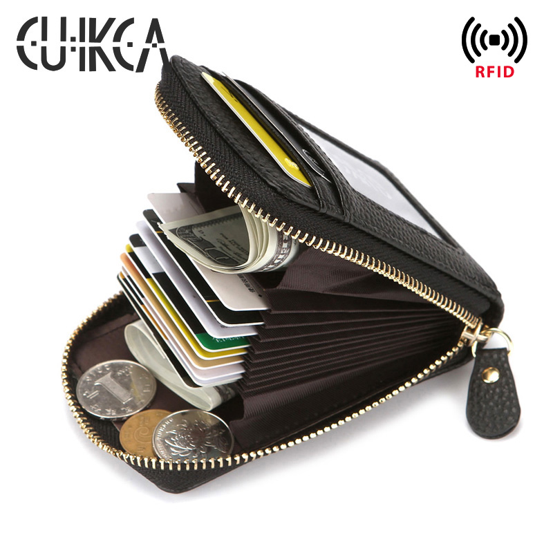 CUIKCA Travel Journey Bank Card Organizer RFID Wal