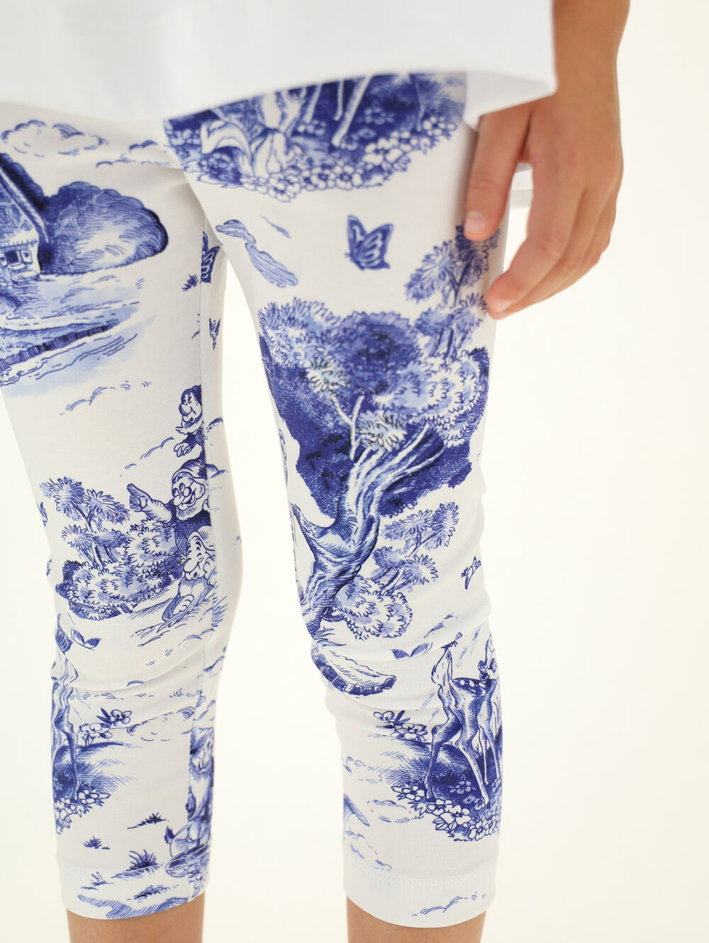 Fashion children clothes printing girls pants elas