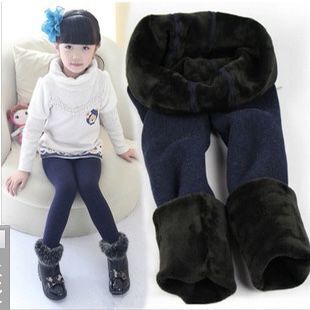 Wholesale Winter Thick Fleece Warm Children Pants 