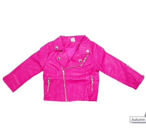 Street Wear Jacket Fashion Style Girl PU Jacket Ch