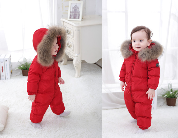 Baby One Pieces Bodysuit Autumn Winter Baby Boys Girls Rompers & Jumpsuits Costume Baby Girl Down Co