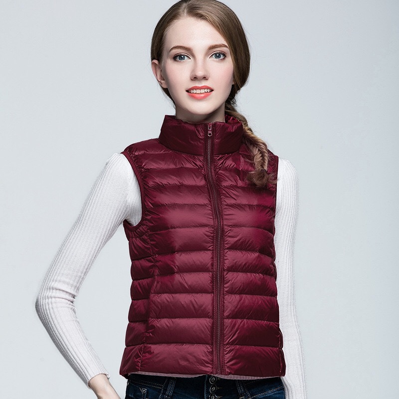 New Ultra Light Down Vest Women Short Vest Windpro