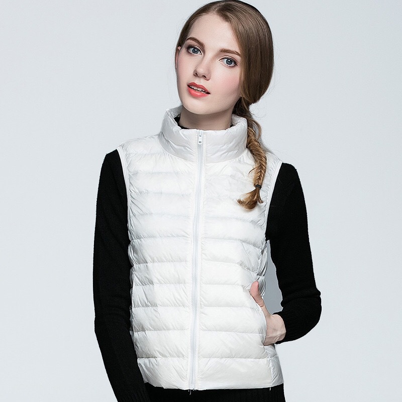 New Ultra Light Down Vest Women Short Vest Windpro