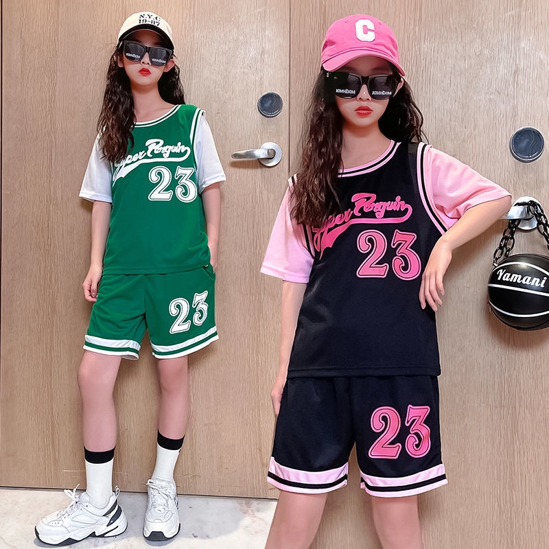 ✨ JMee Jamie ✨ Big children's clothing, girls' suits, children's sports suits, basketball suits, big