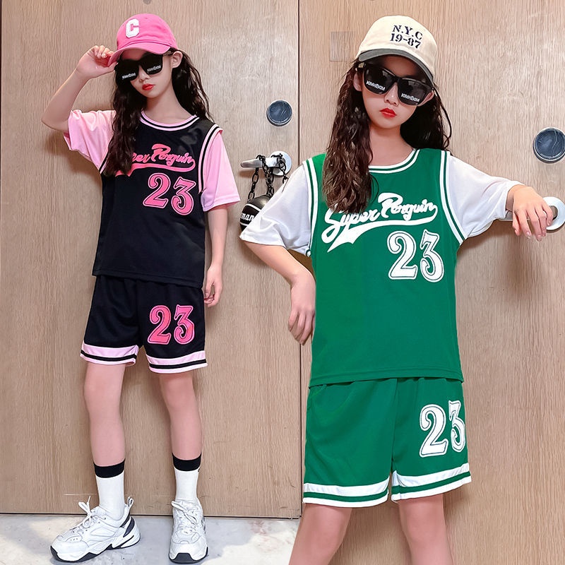 ✨ JMee Jamie ✨ Big children's clothing, girls' suits, children's sports suits, basketball suits, big