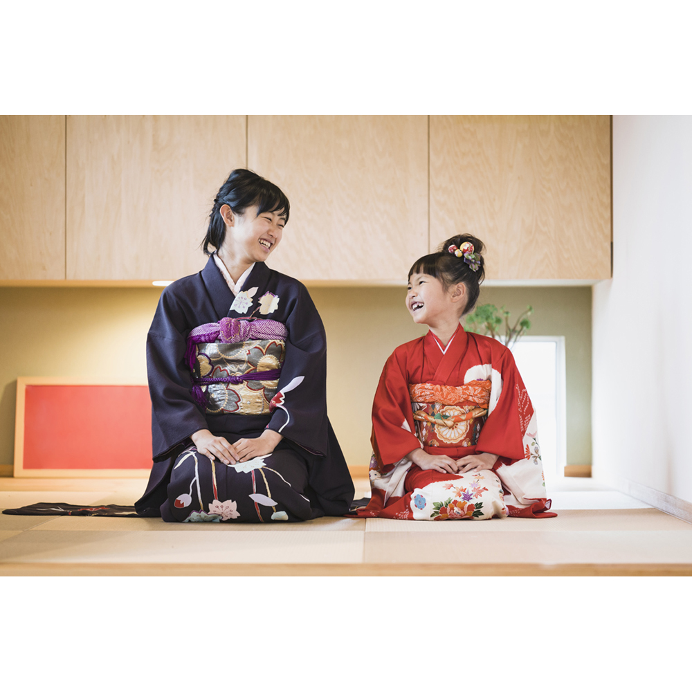 Japanese-made 100% Silk Fabric Custom Printed Real Silk Baby Kimono