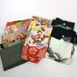 Japanese-made 100% Silk Fabric Custom Printed Real Silk Baby Kimono