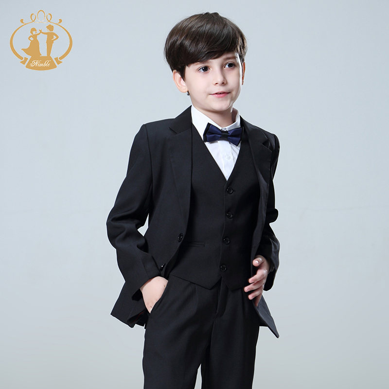 Nimble Boys Black Kids Boy Suits For Weddings Prom