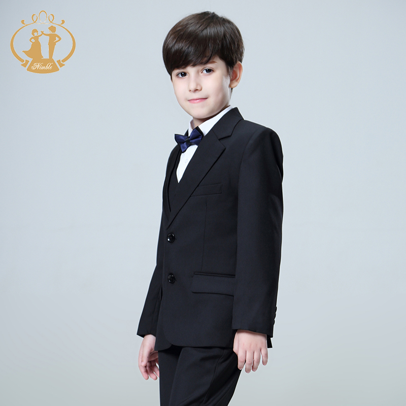 Nimble Boys Black Kids Boy Suits For Weddings Prom