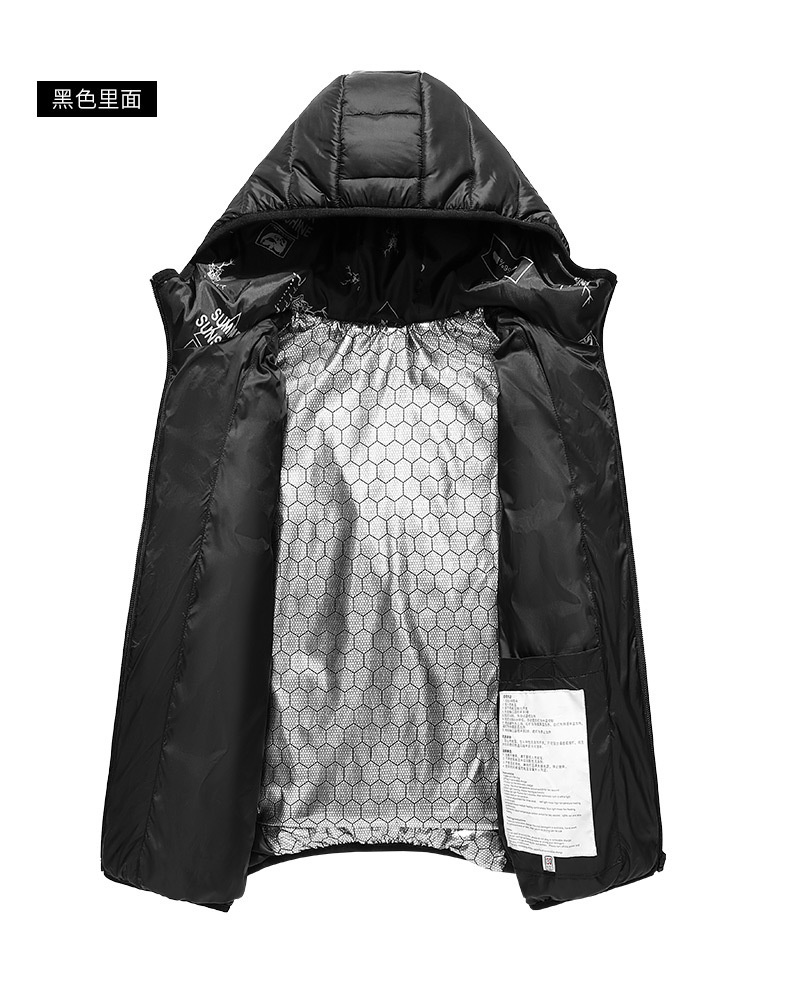 Child Winter Heated Coat Thermal Vest Cotton-padde