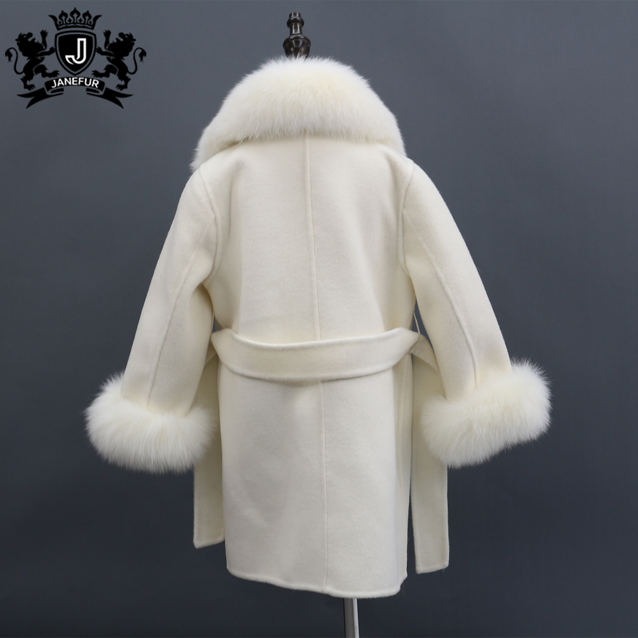 Janefur Winter Warm Kid's Cashmere Coat Parent-Chi