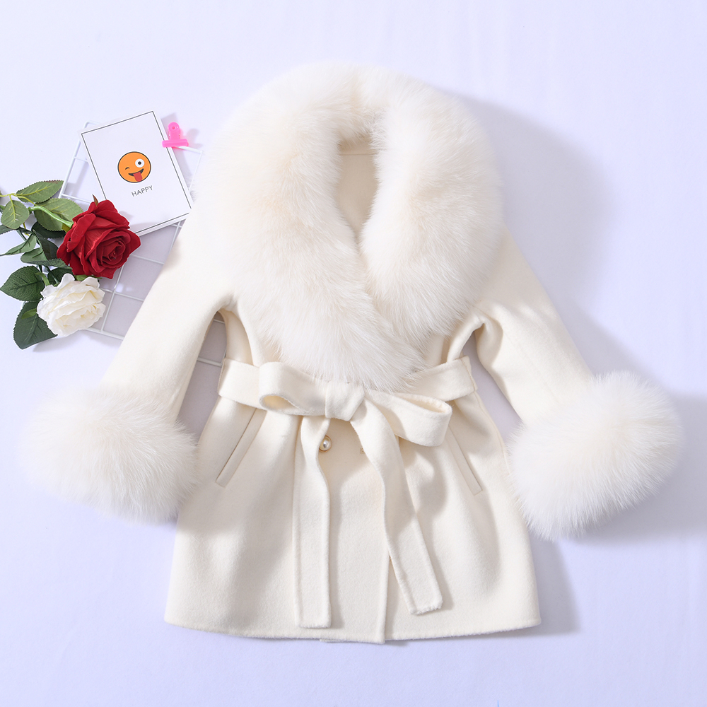 OEM Hot Selling Child Double Faced 100% Real Fox F