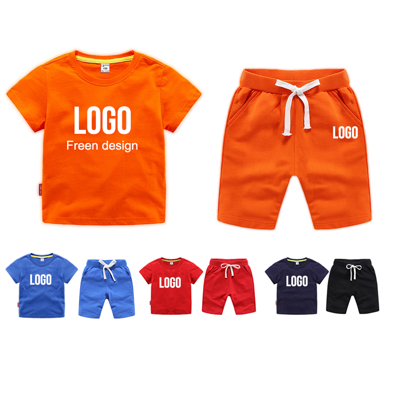 Custom Blank Children's boys round neck tshirts Su