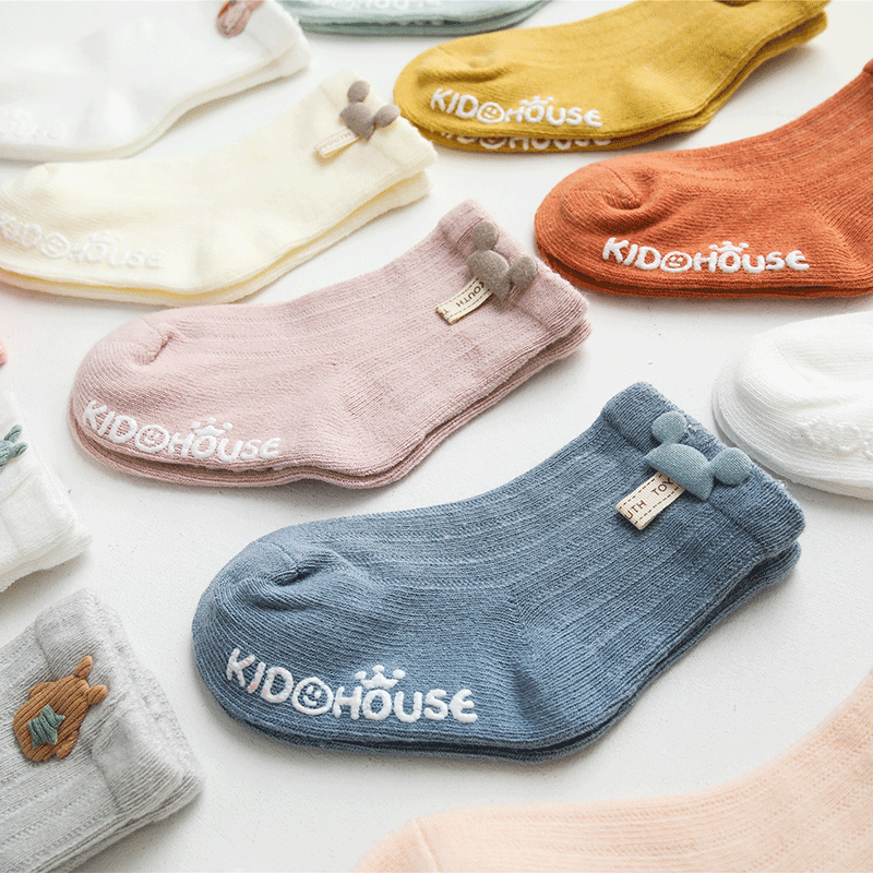 Custom New Born Toddlers Combed Cotton Child Ankle