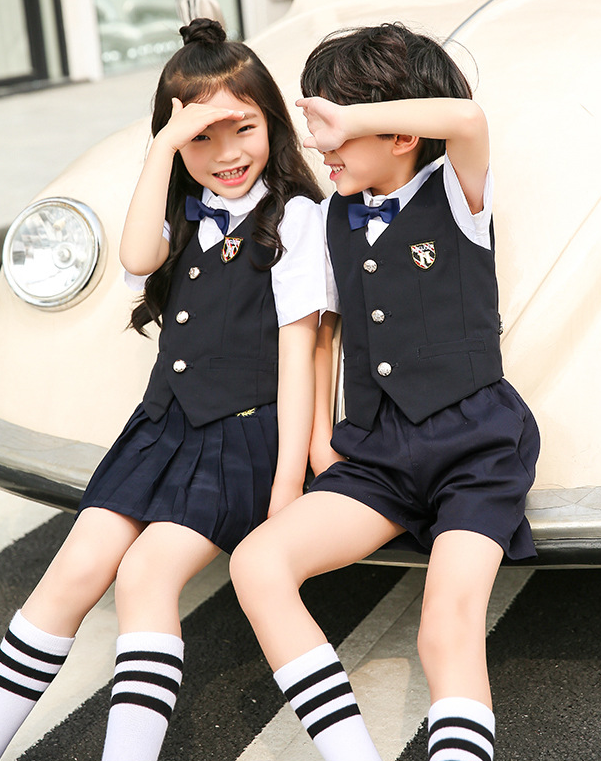 Children kindergarten kids school uniforms for boy