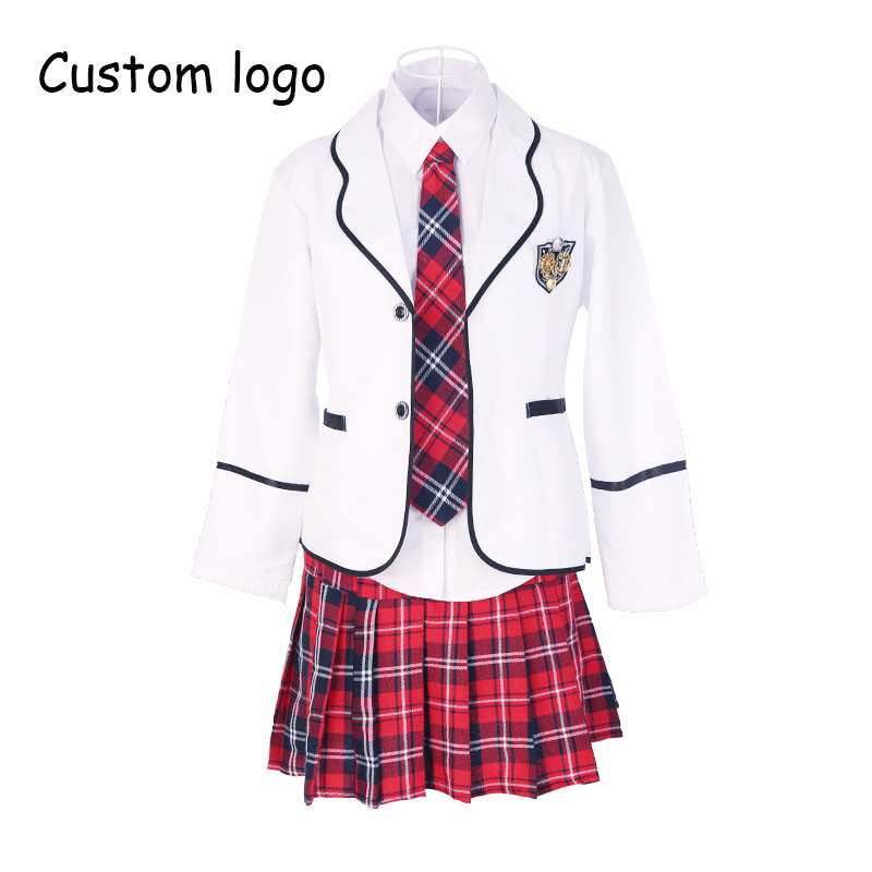 2021new Children Unisex School Uniforms Logo can b