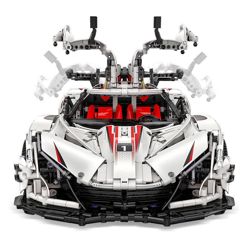 Cada 4449pcs C61053 RC Super Racing Car Bricks MOC