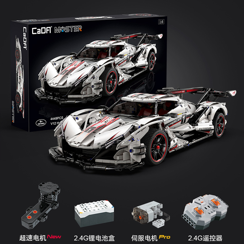 Cada 4449pcs C61053 RC Super Racing Car Bricks MOC