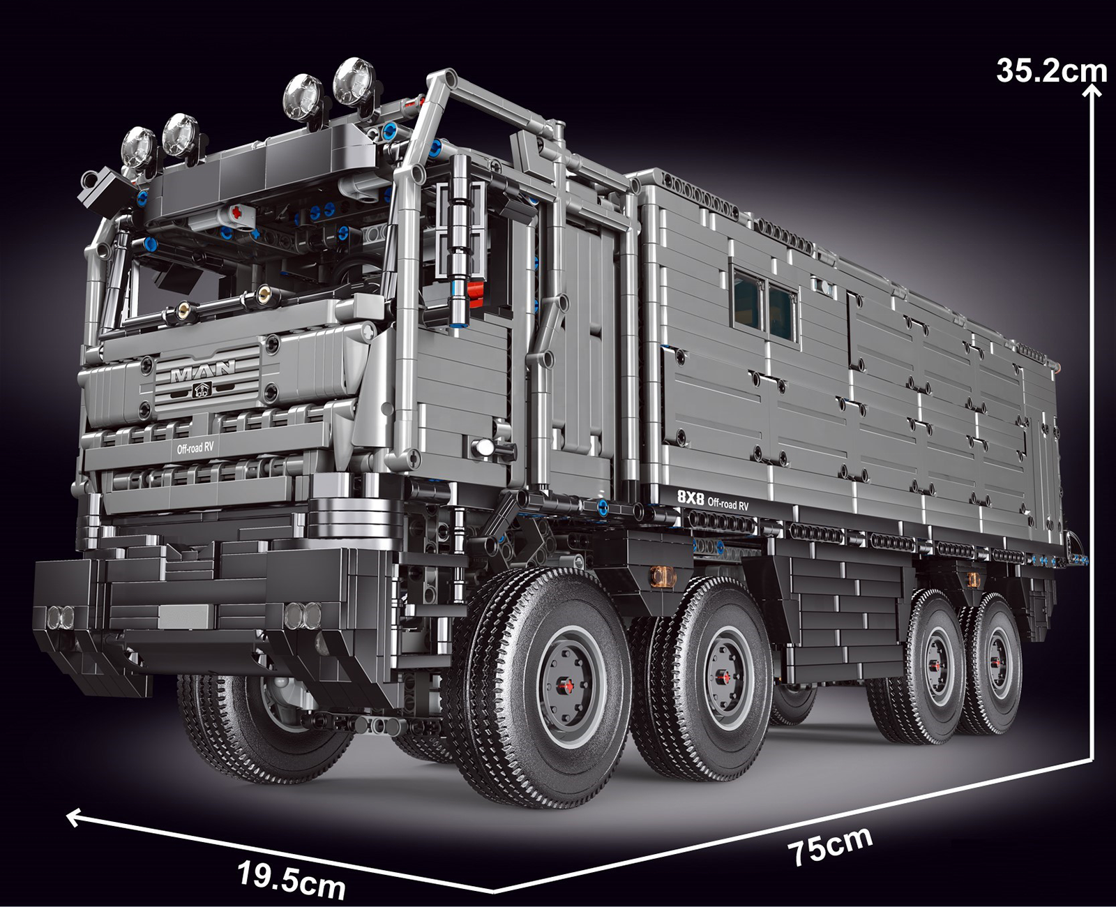 NEW ARRIVAL T4009 RV-OFF ROAD Building Block Sets 