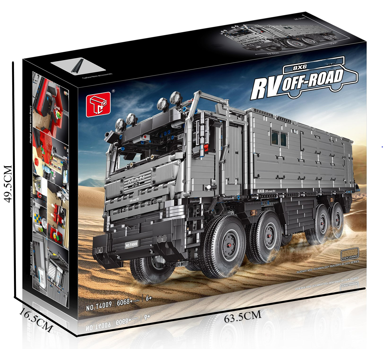NEW ARRIVAL T4009 RV-OFF ROAD Building Block Sets 