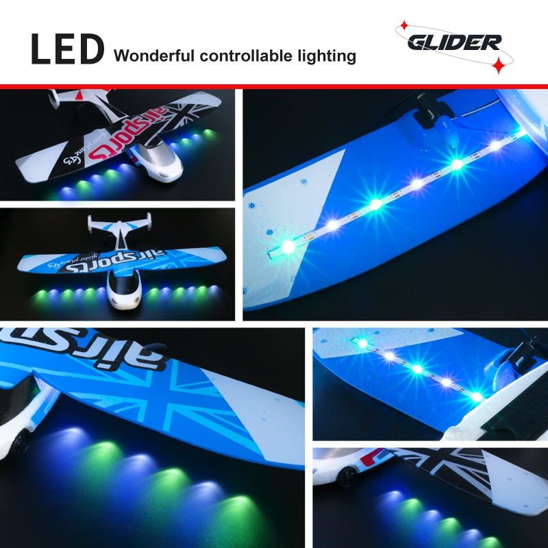 RC Plane 3-CH RC Airplane Ready to Fly Remote Control Plane Easy Control for Beginners with Xpilot S